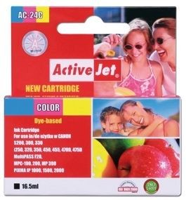 ActiveJet AC-24CN Tusz (zamiennik Canon BCI-24C; Supreme; 16 5 ml; kolor)