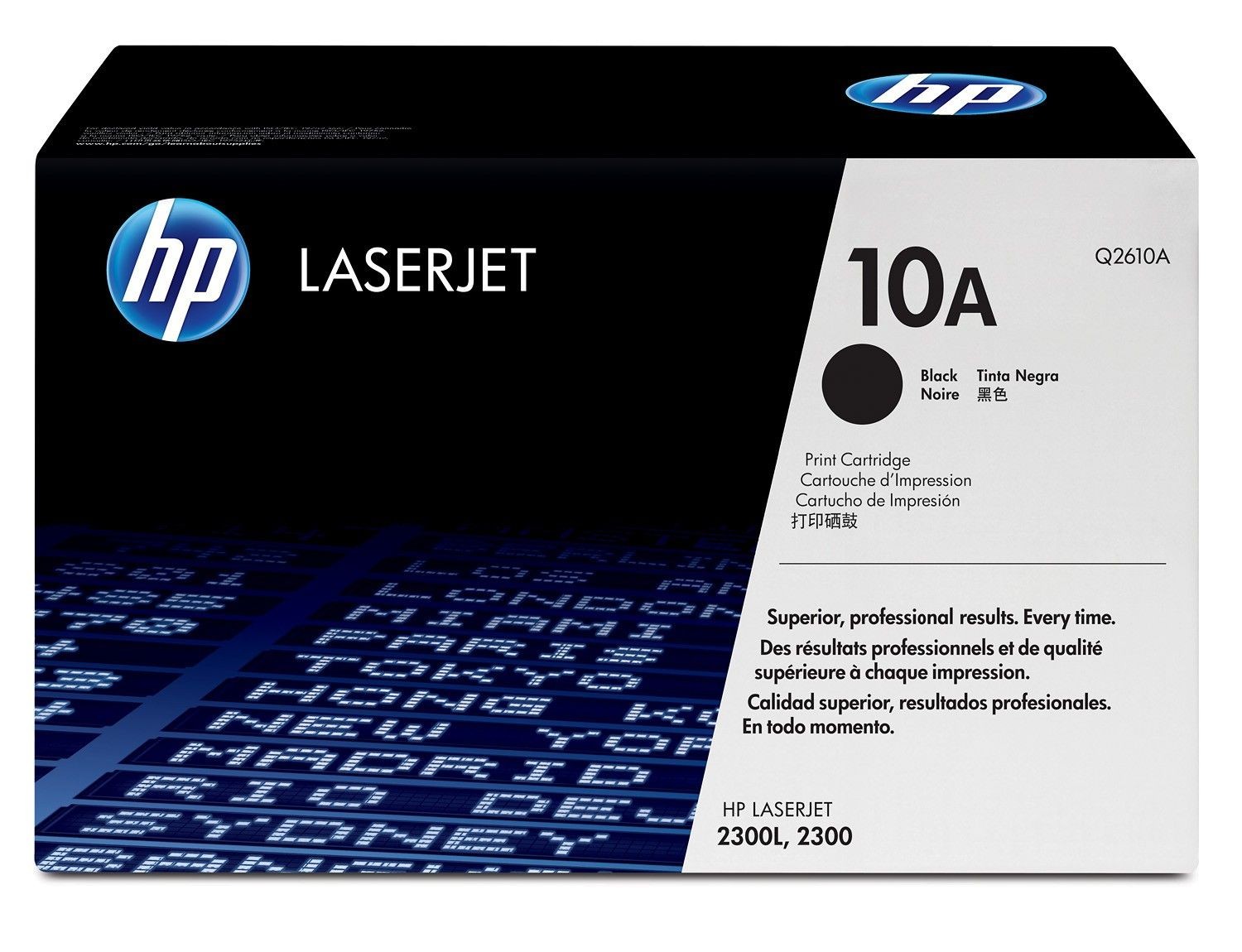 HP 10A - Schwarz - Original - LaserJet - Tonerpatrone (Q2610A) Die Produktfamilie der LaserJet Q2610 Druckkassetten mit Smart Drucktechnologie wurde speziell fü