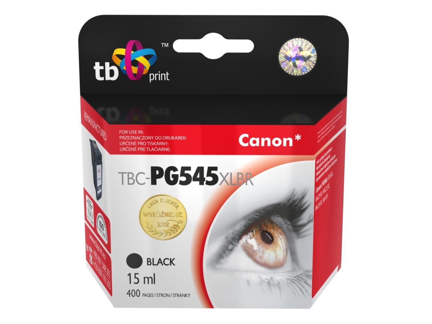 TB Print Tusz do Canon PIXMA iP2850/MG2950/2550/2450/MX495 TBC-PG545XLB ref.