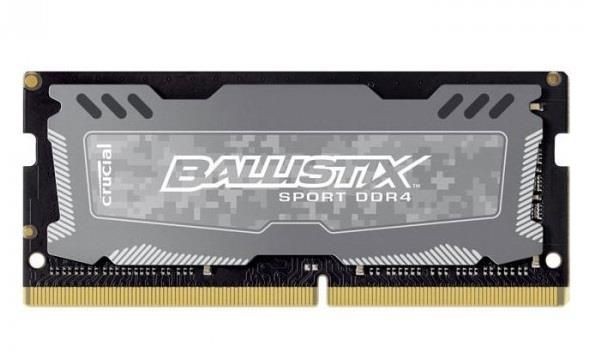 Crucial Pamięć SODIMM DDR4 Ballistix Sport LT 16GB (1x16GB) 2400MHz CL16 1,2V SRx8