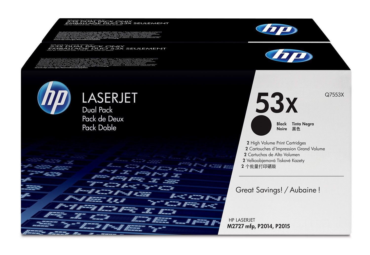 HP Toner 2 X Black | Pages 7000 | 