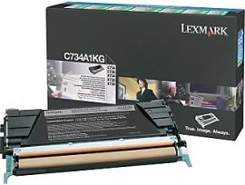 Lexmark C734A1KG Toner black zwrotny 8000 str. C734/C736/X734/X736/X738