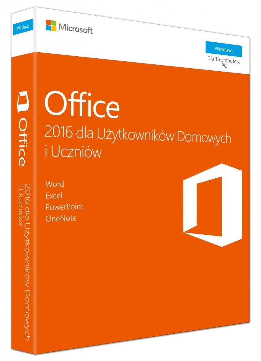Microsoft Office 2016 Home & Student PL Win 32-bit/x64 P2 79G-04609