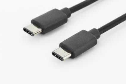 Assmann Kabel połączeniowy USB 2.0 HighSpeed Typ USB C/USB C M/M 1,8m Czarny
