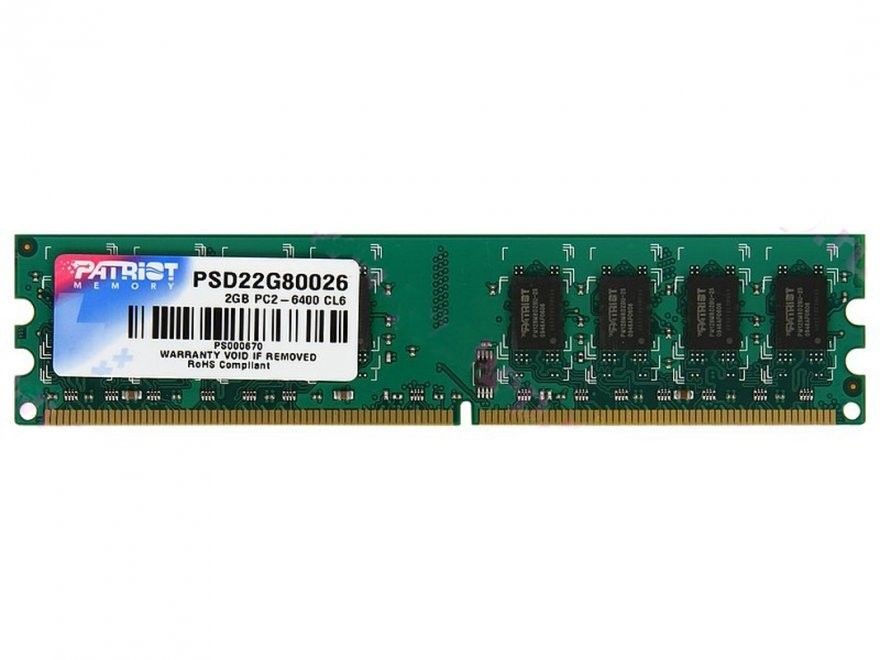 Patriot DDR2 Signature 2GB/800(1*2GB) CL6