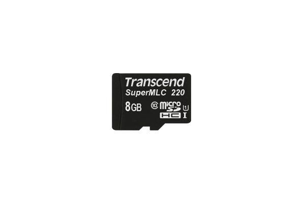 Transcend TS8GUSD220I karta pamięci SuperMLC SDHC 8GB UHS-I 85/65 MB/s