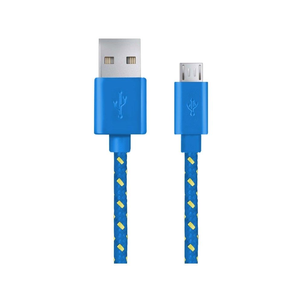 Esperanza EB181B - 5901299920138 EB181B Kabel MICRO USB 2.0 A-B M/M OPLOT 2.0 M - NIEBIESKI