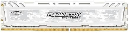 Crucial Pamięć DDR4 Ballistix Sport LT 8GB 2400MHz CL16 DRx8 White