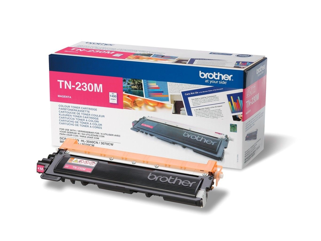 Brother TN230M Toner TN230M magenta 1 400str HL-3040CN / HL-3070CW / DCP-9010CN