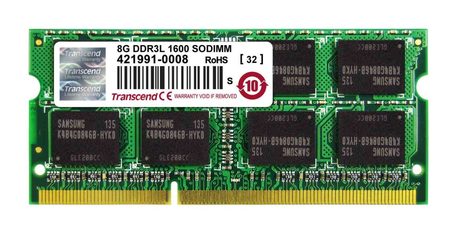 Transcend SODIMM DDR3L 8GB 1600MHz 2Rx8 CL11