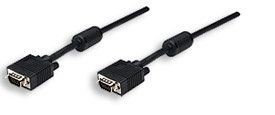 Manhattan 317719 Kabel monitorowy SVGA HD15 M/HD15 M 5m z ferrytem czarny