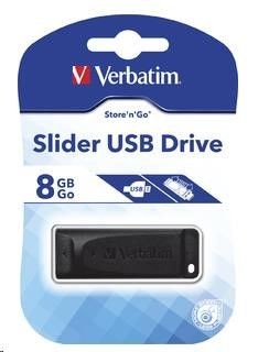 Verbatim Pendrive Slider 64GB Black