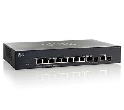 Cisco Systems SG350-10 10-PORT GIGABIT/MANAGED SWITCH IN