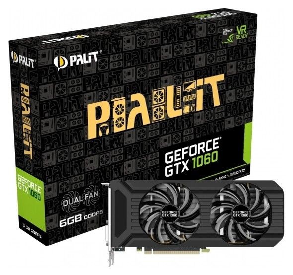Palit GeForce GTX 1060 Dual 6GB