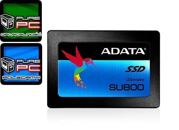 A-Data Adata SU800 SSD SATA III 2.5'' 256GB, read/write 560/520MB/s, 3D NAND Flash