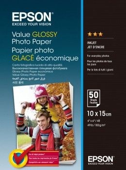 Epson Value Photo Paper 10x15cm 50 sheets