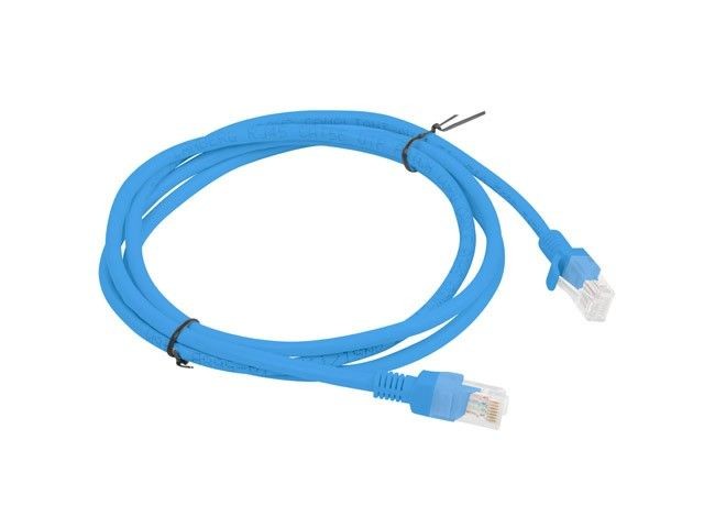 LANBERG PATCHCORD KAT.5E 1.5M NIEBIESKI FLUKE PASSED