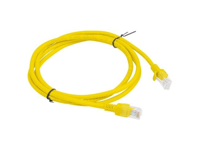 Lanberg PCU5-10CC-0150-Y Patchcord RJ45, kat. 5e, UTP, 1.5m, żółty