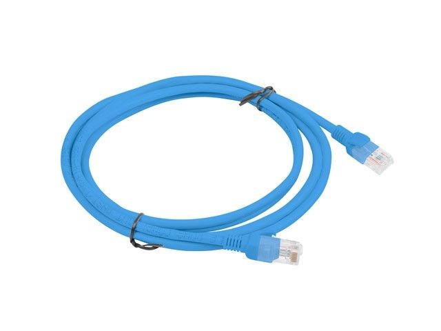Lanberg PCU5-10CC-0200-B Patchcord RJ45, kat. 5e, UTP, 2m, niebieski