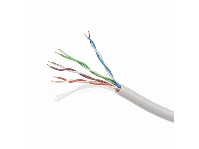 Gembird UPC-5004E-SO-LSZH kabel instalacyjny UTP, kat. 5e, LSZH, drut, CU -czysta miedź 305m szary