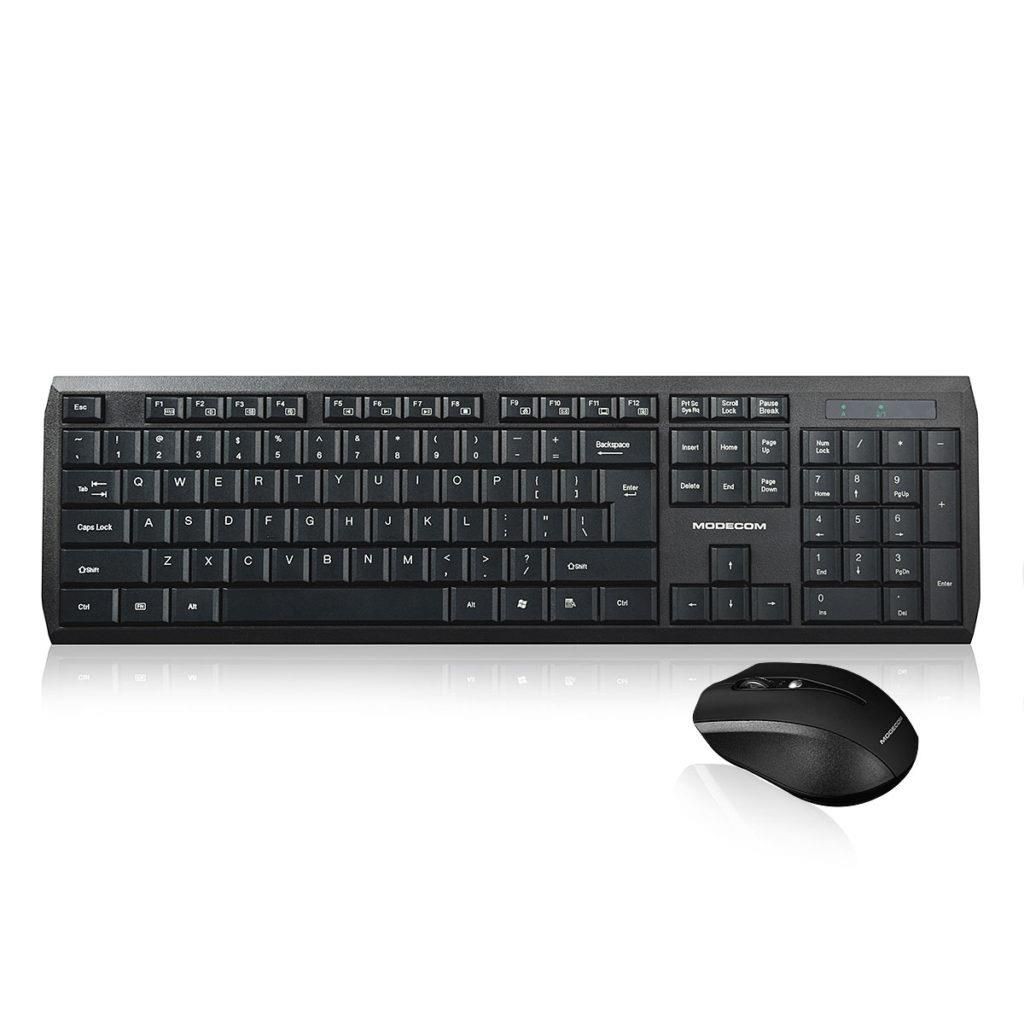 ModeCom Zestaw klawiatura + mysz 7200 MK-MC-7200-100 (USB 2.0; (US); kolor czarny; optyczna)