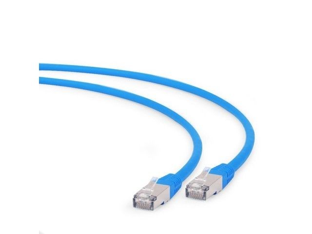 Gembird PP6A-LSZHCU-B-0.25M patchcord RJ45, kat. 6A, SFTP, LSZH, 0.25m, niebieski