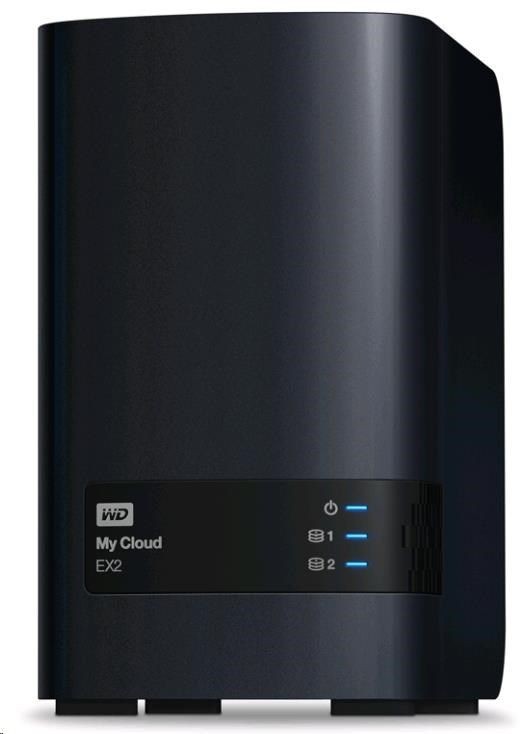 Western Digital WDC WDBVBZ0060JCH-EESN NAS WD My Cloud EX2 Ultra, RAID, 6TB, 10/100/1000 Mb/s, czarny