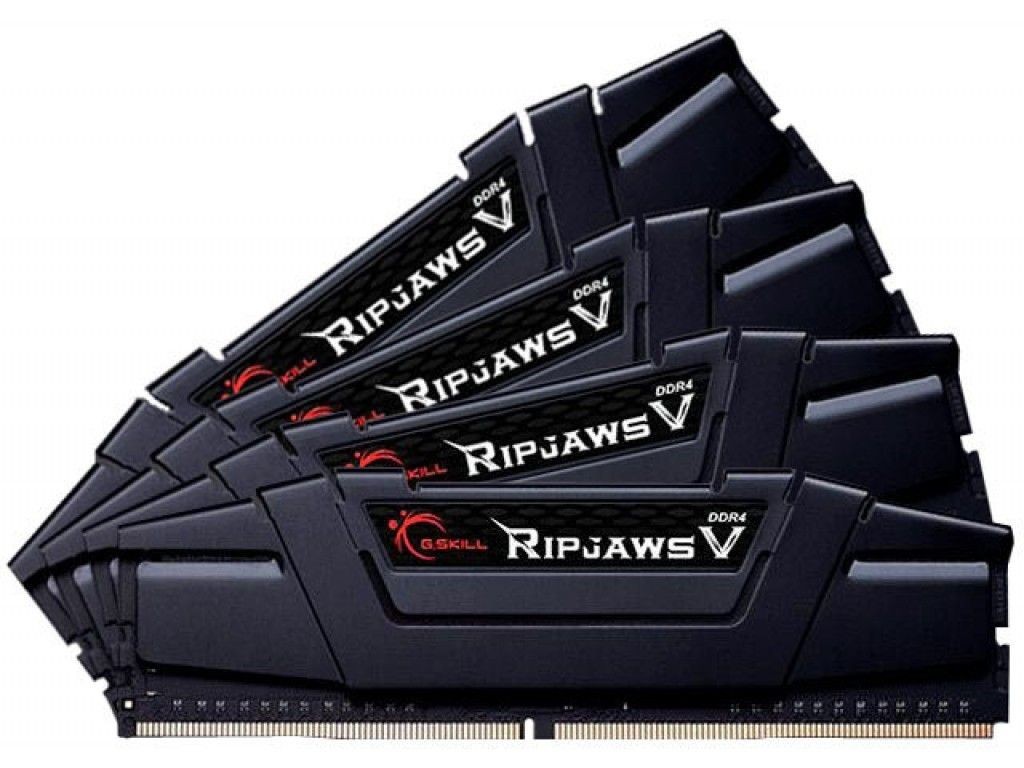 GSkill Ripjaws V - DDR4 - 64 GB: 4 x 16 GB - DIMM 288-PIN - ungepuffert 