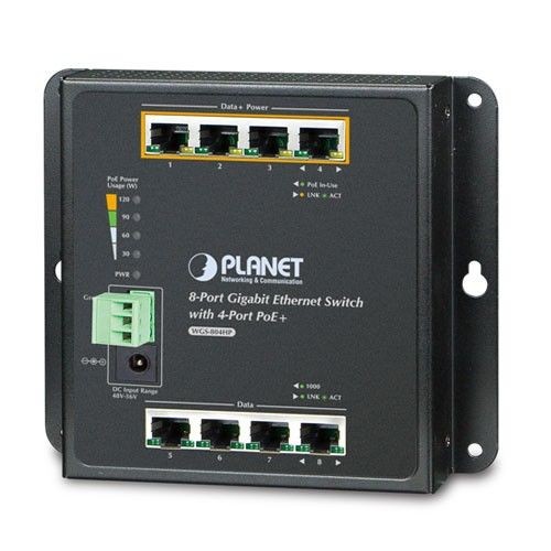 Planet Switch WGS-804HP Gigabit 8-port PoE+