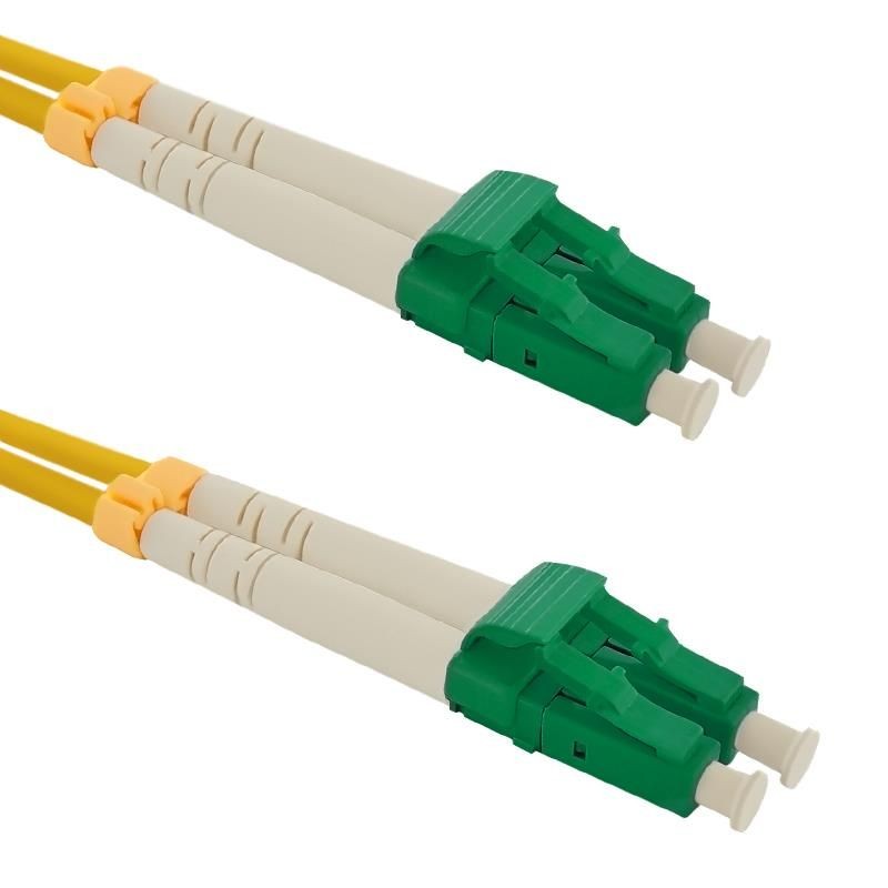 Qoltec 54019 Optic Patchcord LC/APC-LC/APC Singlemode 9/125 G652D Duplex 2m