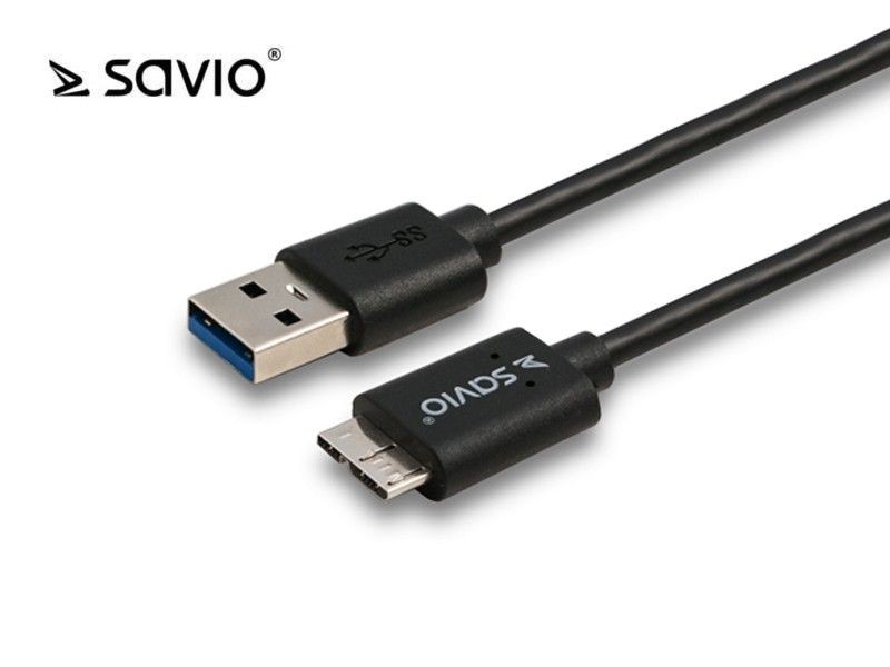 Savio SAVKABELCL-102 CL-102 Kabel USB 3.0 - USB Micro 3.0 Typ B, 1m