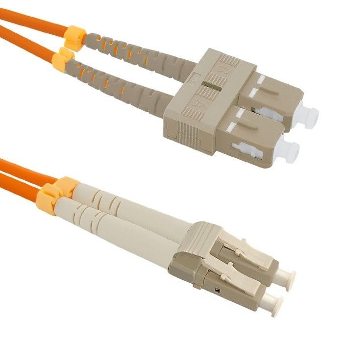 Qoltec Patchcord Światłowodowy SC/UPC-LC/UPC MM 50/125 OM2 2m