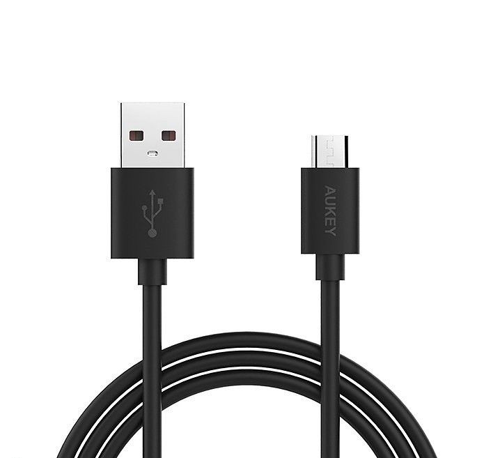 AUKEY CB-D9 Black szybki kabel Quick Charge micro USB-USB | 2m | 480 Mbps