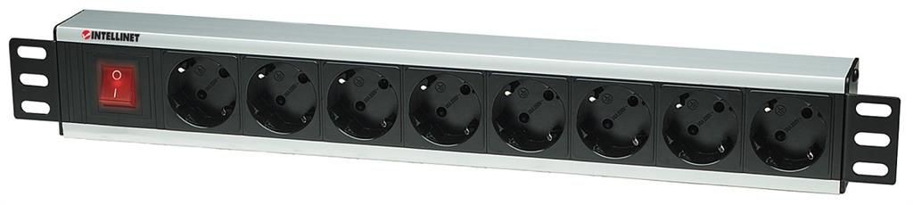 Intellinet Network Solutions Listwa zasilająca rack 19 230V/10A 8xEURO 3m