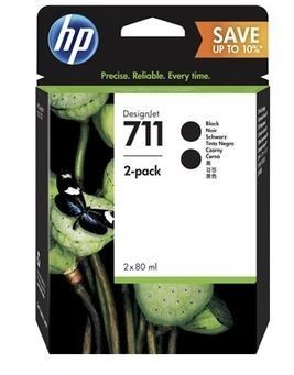 HP INK CARTRIDGE BLACK/NO.711 80ML P2V31A