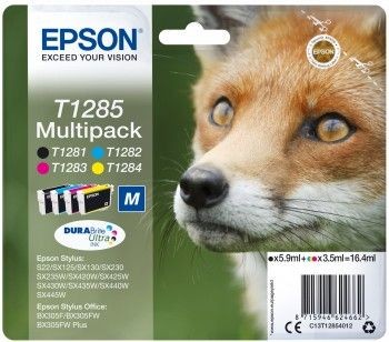 Epson C13T12854012 Tusz T1285 Multi Pack Stylus S22/SX125/SX425W/BX305F