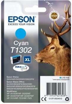 Epson C13T13024012 Tusz T1302 cyan Stylus SX525WD/BX305F/BX320FW/BX625FWD