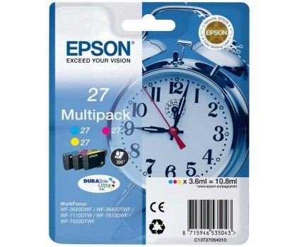 Epson C13T27054012 Tusz T2705 C/M/Y 3-color 27 DURABrite 10.8 ml