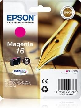 Epson C13T16234012 Tusz T1623 magenta DURABrite 3,1 ml WF-2010/25x0