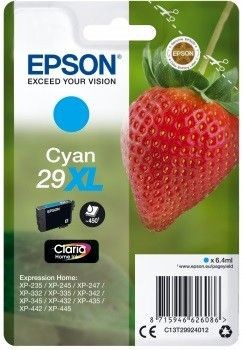 Epson C13T29924012 Tusz Singlepack cyan 29 Claria Home XL 6,4 ml