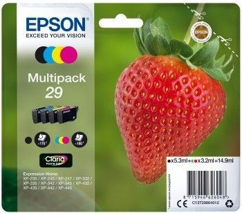 Epson C13T29864012 Tusz Strawberry Multipack Claria Home 4-color 29 14,9 ml