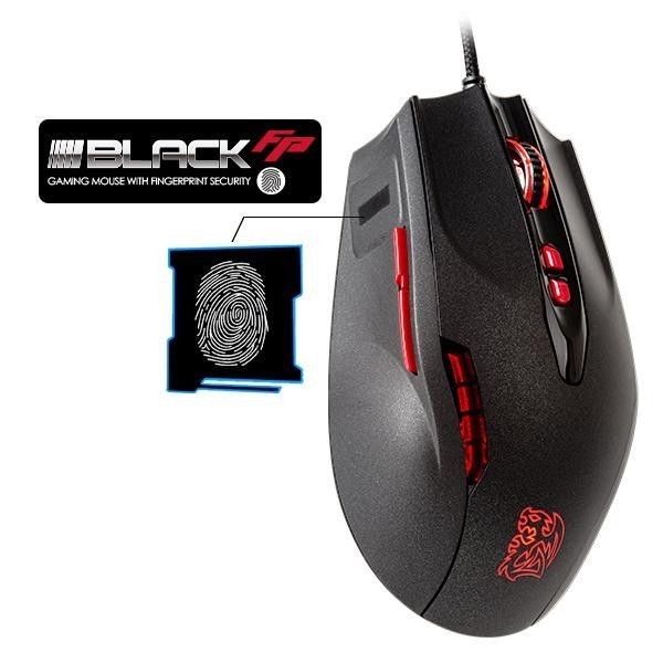 Thermaltake Tt eSPORTS Myszka dla graczy - BLACK Fingerprint Mouse