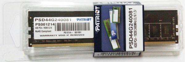 Patriot Pamięć DDR4 Signature Line 4GB 2400 MHz CL17 1,2V