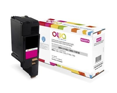 Armor Toner OWA do DELL 1250, 1350, 1355, C1760, C1765, 1400 stron, 593-11142, czerwona/magenta