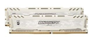 Crucial Pamięć DDR4 Ballistix Sport 16GB (2x8GB) 2666MHz CL16 1,2V White