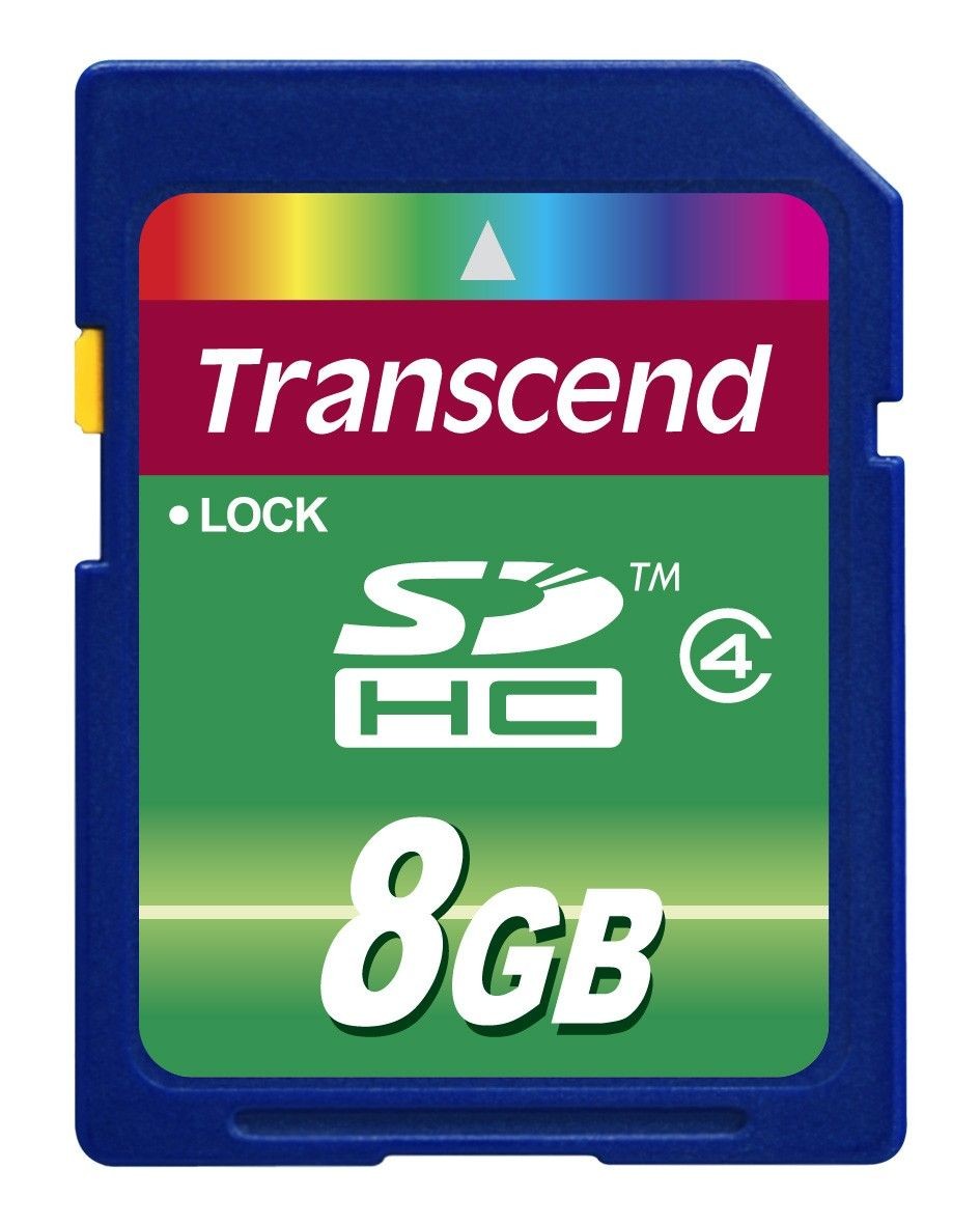 Transcend 8GB SDHC Card Class 4