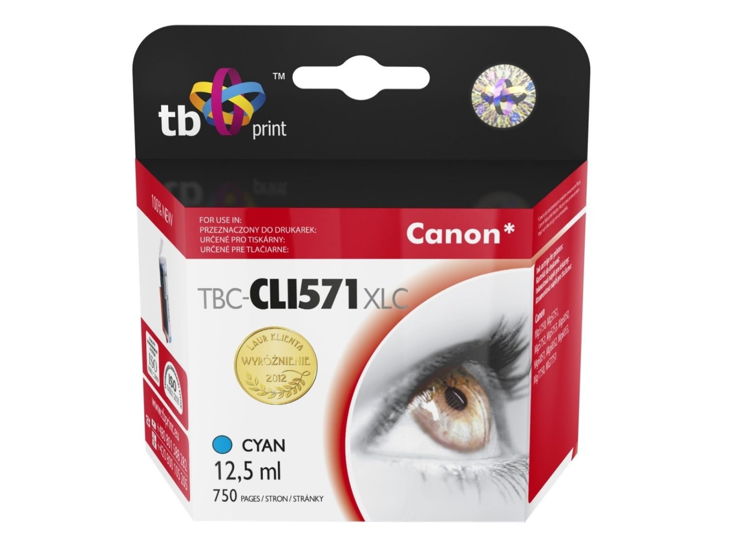 TB Print Tusz do Canon CLI-571XL TBC-CLI571XLC CY 100% nowy