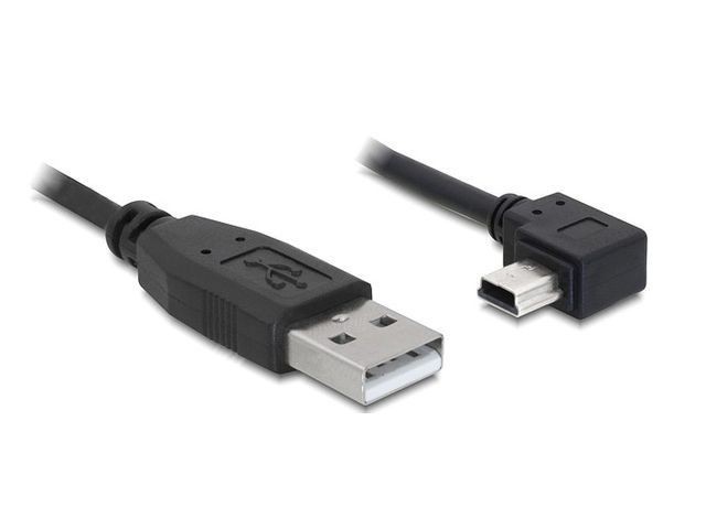 DeLOCK Kabel USB 2.0 AM -> USB mini 5PIN kątowy 5m
