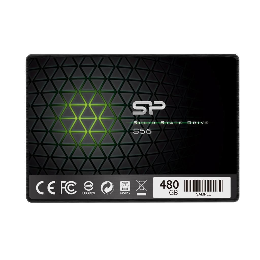 Silicon-Power Dysk SSD S56 480GB 2.5 (560/530) SATA3 7mm 3D TLC