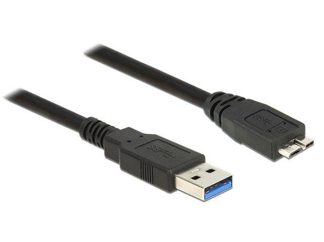 DeLOCK Kabel USB 3.0 1.5m micro AM-BM czarny
